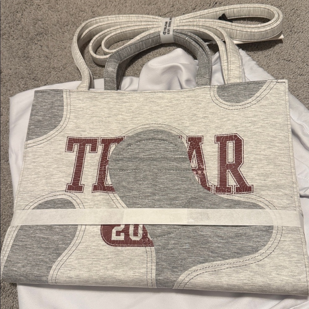 Telfar Camo Gray Medium Shopper